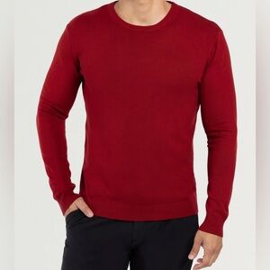 X-Ray Men’s Crewneck Sweater Color Ruby Red Size 3XL Blended Fabric Crewneck EUC